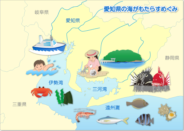 愛知県の海がもたらすめぐみ